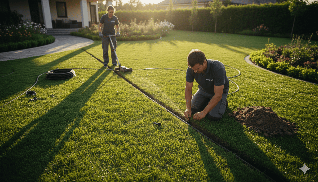 Irrigation system installation